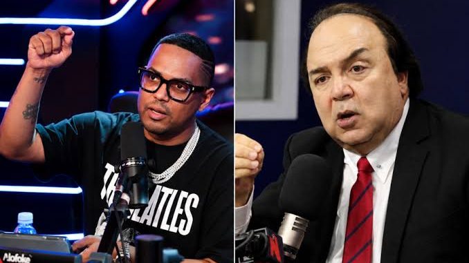 Vinicio Castillo Semán en entrevista con Julissa Céspedes en CDN 37 hablando de Santiago Matías Alofoke