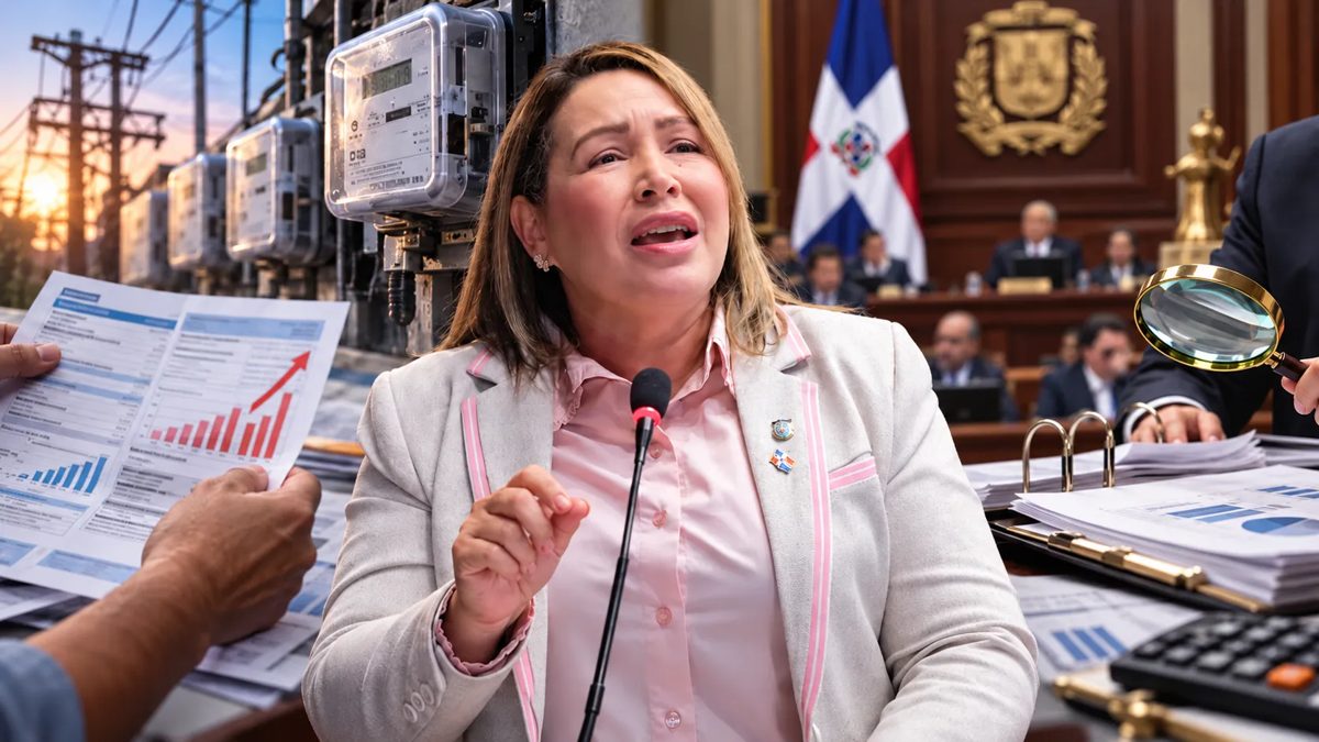 Diputada Llaniris Espinal interviene ante la Cámara de Diputados de República Dominicana sobre facturas eléctricas