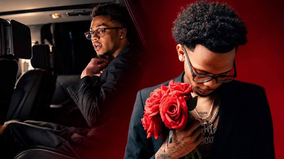 Little Loove, cantante dominicano de trap y rap, posando para una sesión de fotos artísticas relacionadas con su álbum The Ultimate Mood Vol. 1