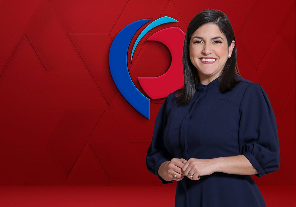 Biviana Riveiro durante su juramentación como vicepresidenta ejecutiva de Fiduciaria Reservas