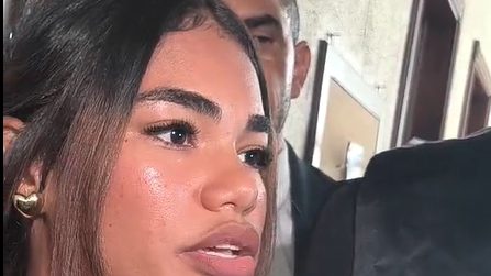 Hermana de Emmanuel Contreras habla con periodistas para pedir justicia por la muerte del joven en Los Praditos
