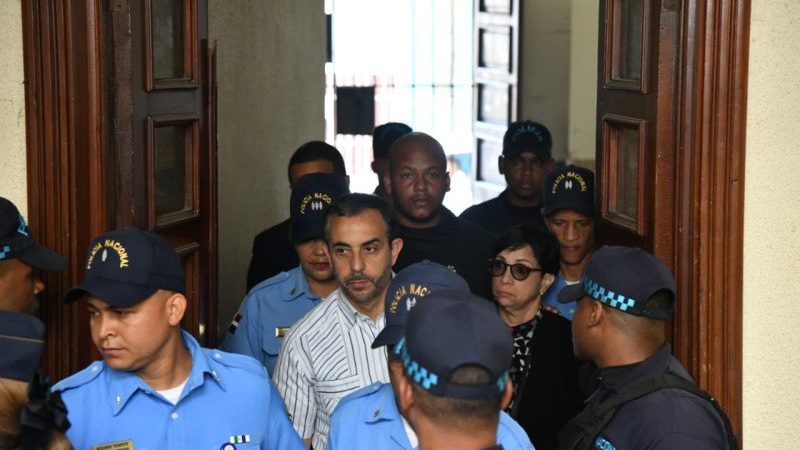 Fachada del Juzgado de Primera Instancia del Distrito Nacional donde se dictó la resolución del caso Jet Set