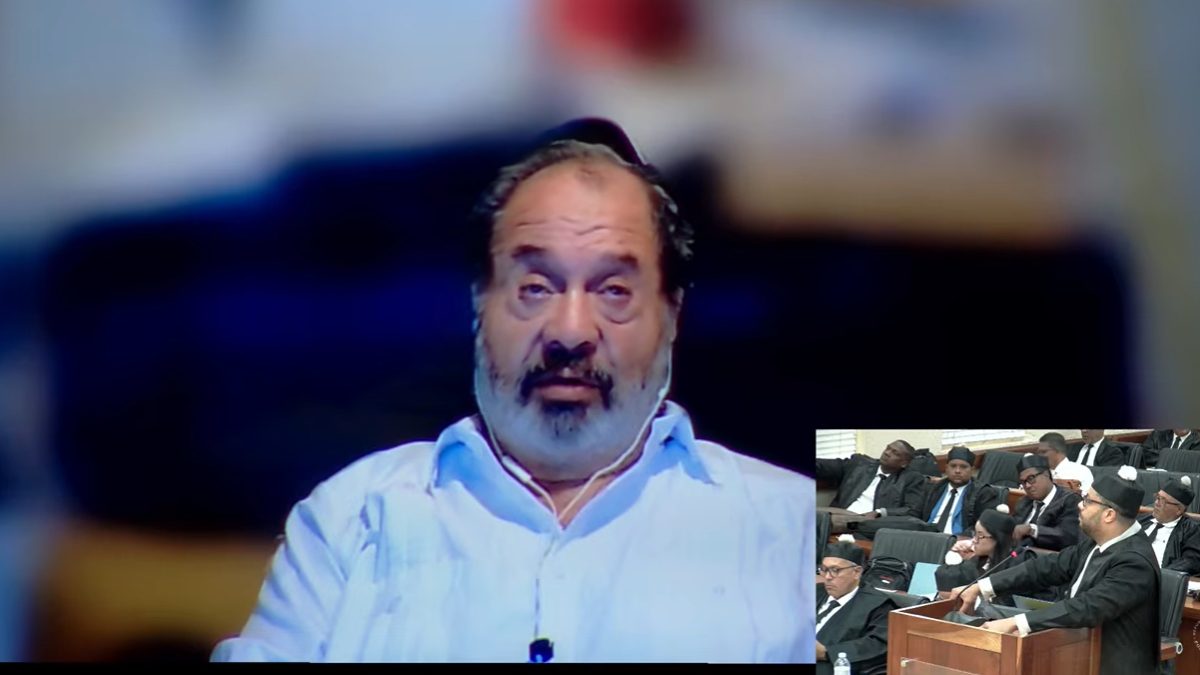 Ingeniero estructural Eduardo Adolfo Fierro declarando en el juicio de fondo del caso Jet Set en República Dominicana