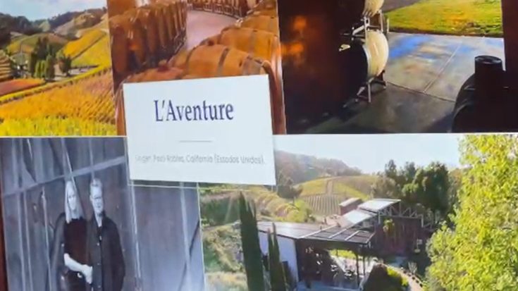 Cata de vinos de 100 puntos organizada por QAsesores en el restaurante La Cassina para celebrar sus 50 años