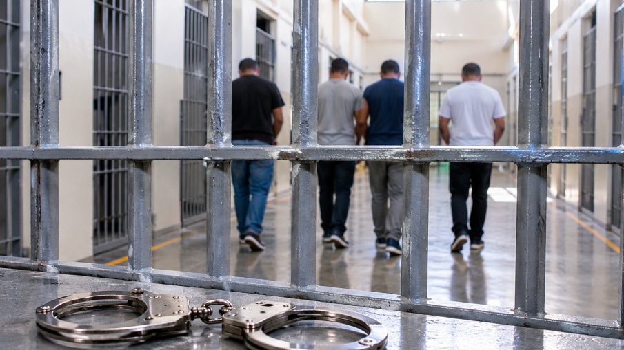 Agentes penitenciarios realizan requisa en centro de corrección y rehabilitación en República Dominicana