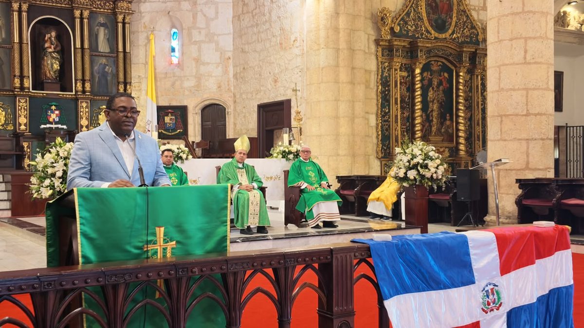 Miembros del CNCP durante la celebración de su 25 aniversario en la Catedral Primada de América, Santo Domingo
