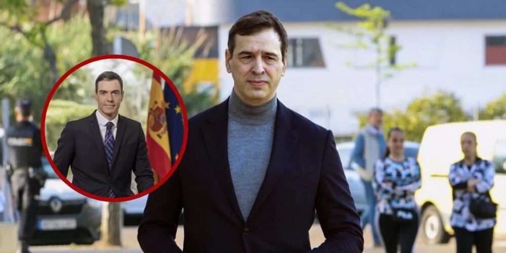 Fachada de la Audiencia de Badajoz donde condenaron al hermano de Pedro Sánchez