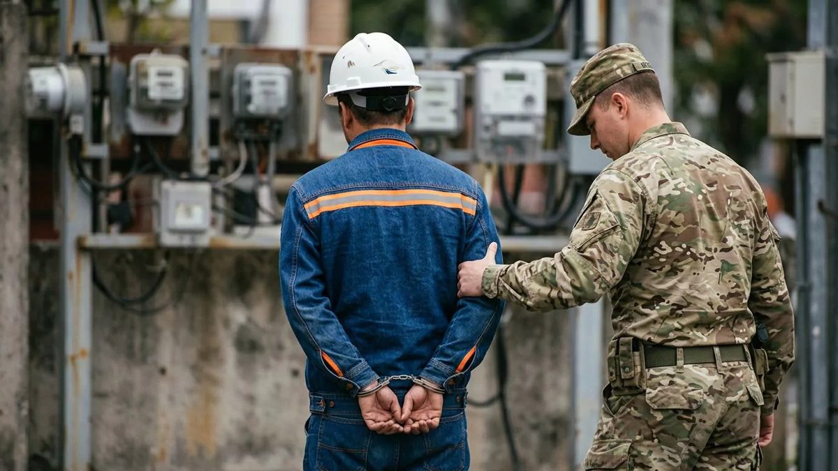 Técnico eléctrico detenido por Edesur en sector Los Cerros de Arroyo Hondo, Distrito Nacional