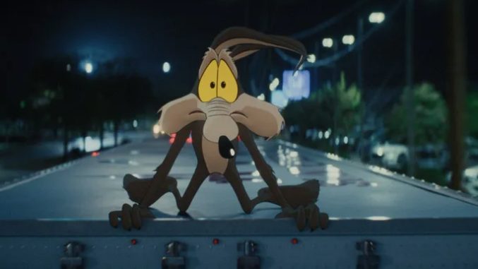 Wile E. Coyote personaje animado de Looney Tunes protagonista de la película Coyote vs. Acme
