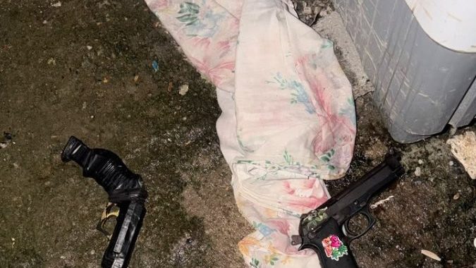 Agentes del Dicrim en operativo en el sector Villa Liberación, San Juan, donde abatieron a Randy Tejada Valdez alias El Cojo