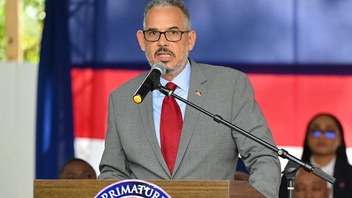Primer ministro haitiano Alix Didier Fils-Aimé en la Fiesta Nacional española en Puerto Príncipe
