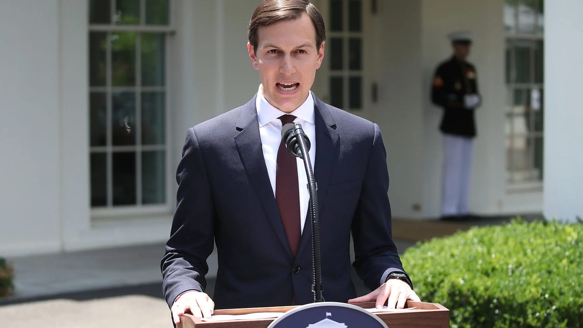 Jared Kushner en un evento oficial durante su etapa como asesor de la Casa Blanca