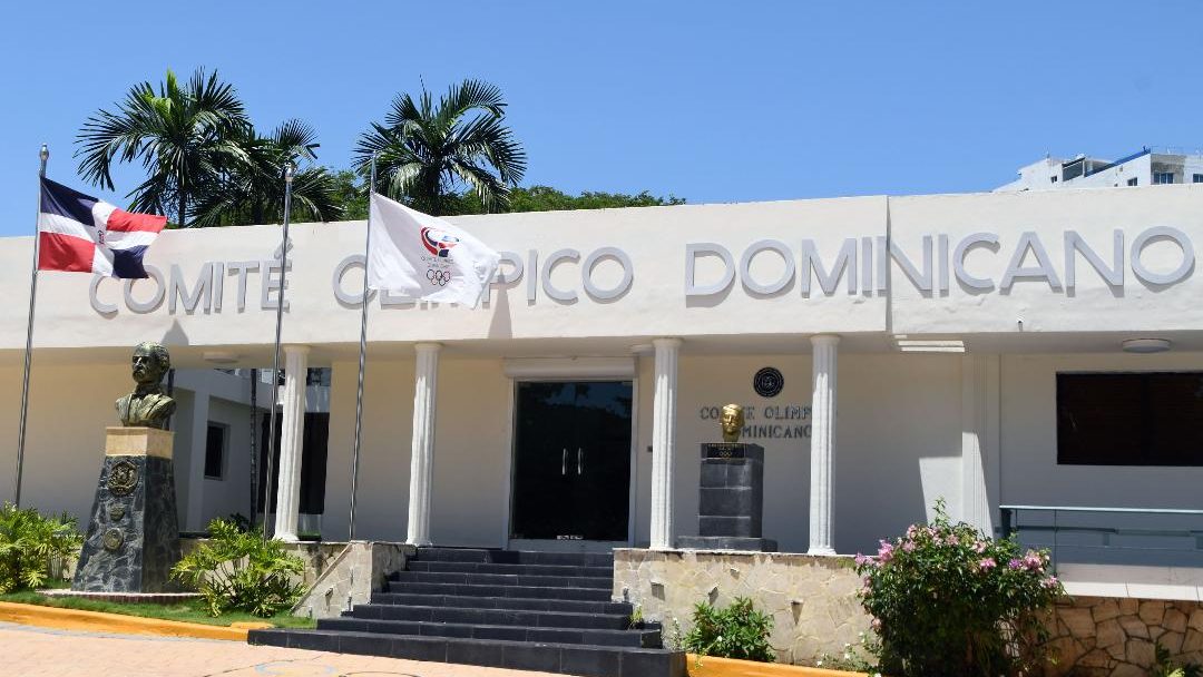 Sede del Comité Olímpico Dominicano en Santo Domingo durante reunión del comité ejecutivo