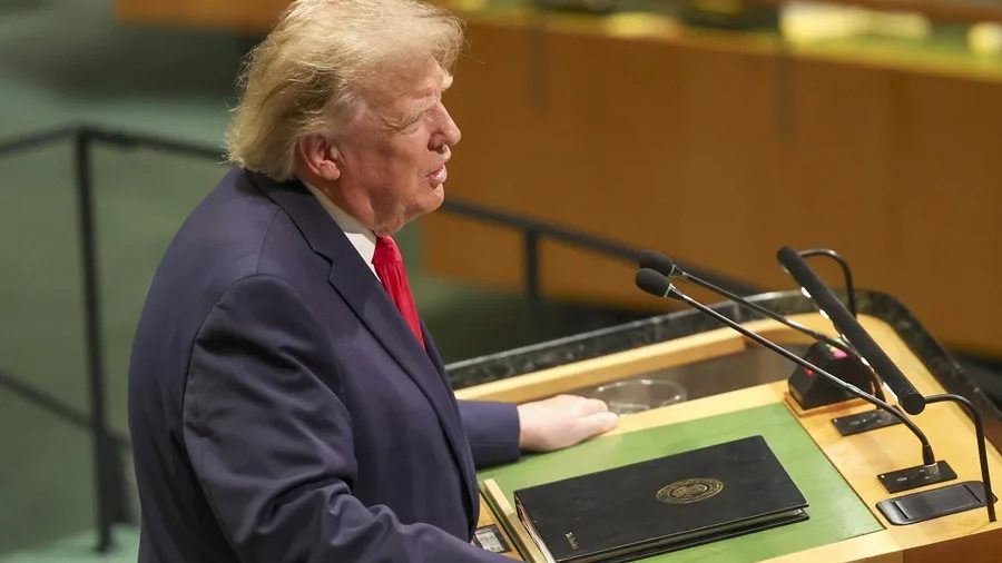 Donald Trump reunido con líderes latinoamericanos en el Escudo de las Américas en Nueva York, durante la Asamblea General de la ONU