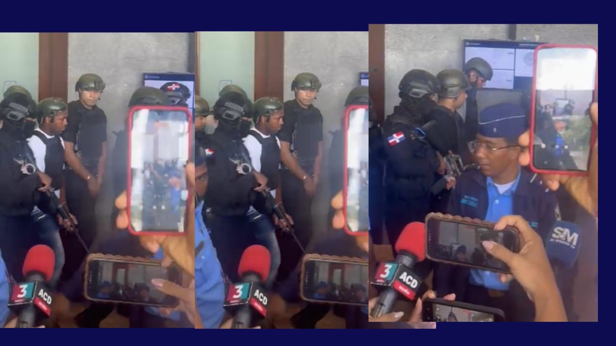 Cuatro acusados por el crimen de la esposa de Julián Oro Duro llegan al tribunal en Santo Domingo