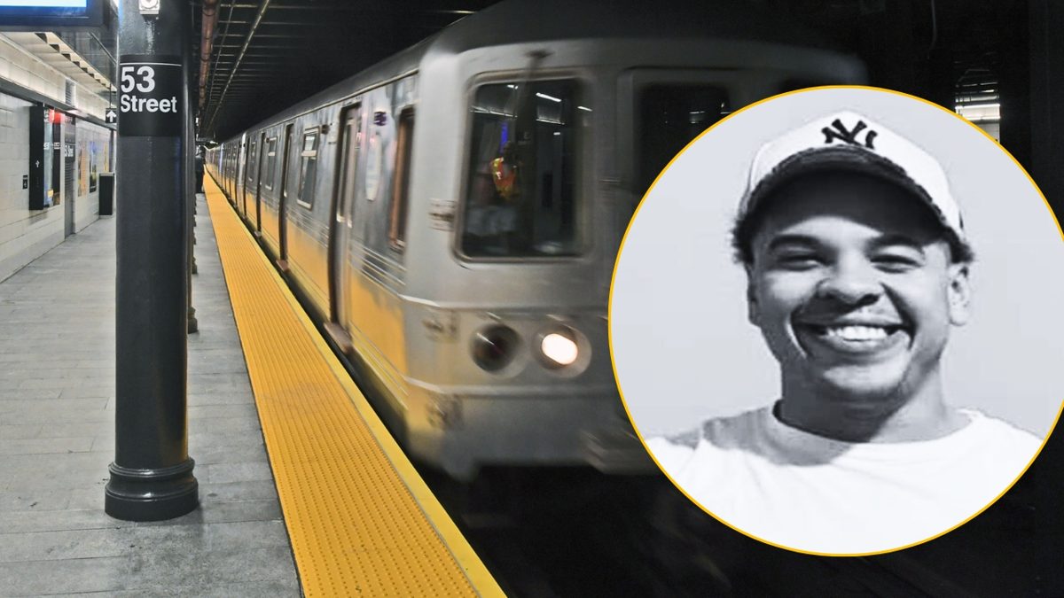 Estación del metro de Nueva York en la Séptima Avenida donde ocurrió el ataque contra el dominicano Darrel Rodríguez