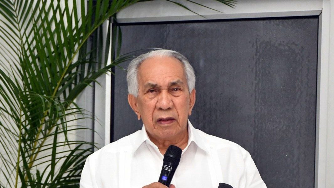 José García Ramírez, exdirector ejecutivo del CONAPE, durante declaraciones públicas en Santo Domingo