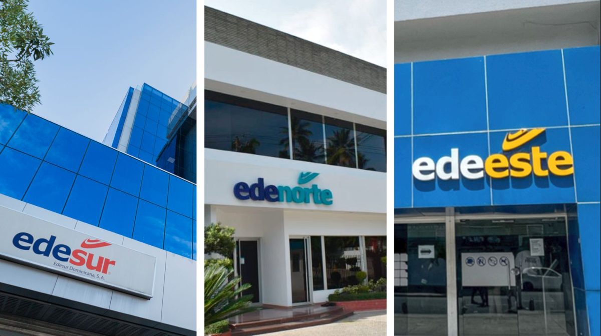Medidor eléctrico residencial en República Dominicana con factura de luz en mano
