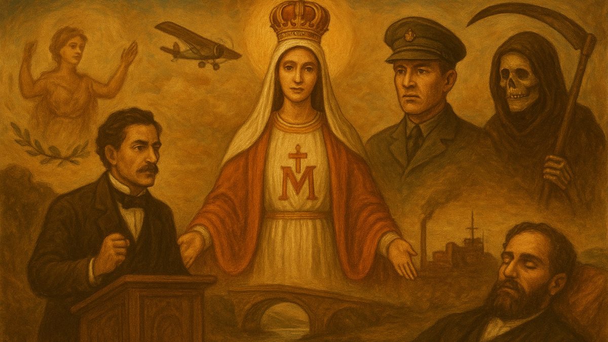 Imagen de la Virgen de las Mercedes, patrona de la República Dominicana, durante celebración religiosa