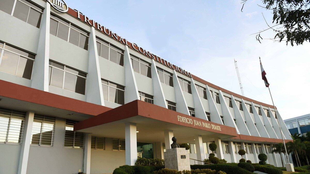 Fachada del Tribunal Constitucional de República Dominicana donde se emitió sentencia sobre fondos públicos a partidos