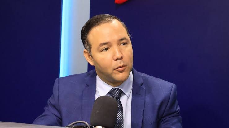 Johnny Pujols, secretario general del PLD, durante entrevista en el programa Hoy Mismo de Color Visión