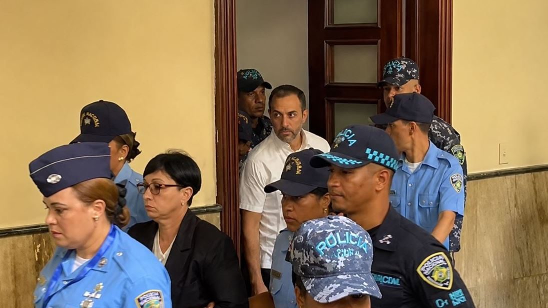 Cuarta Sala Penal del Distrito Nacional donde se celebra el juicio por el colapso de la discoteca Jet Set