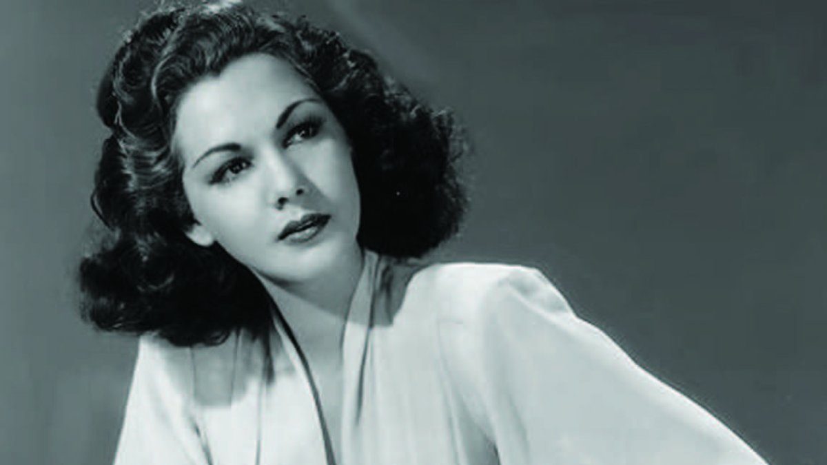 Retrato de María Montez, actriz dominicana conocida como la Reina del Technicolor, en los años 40 en Hollywood