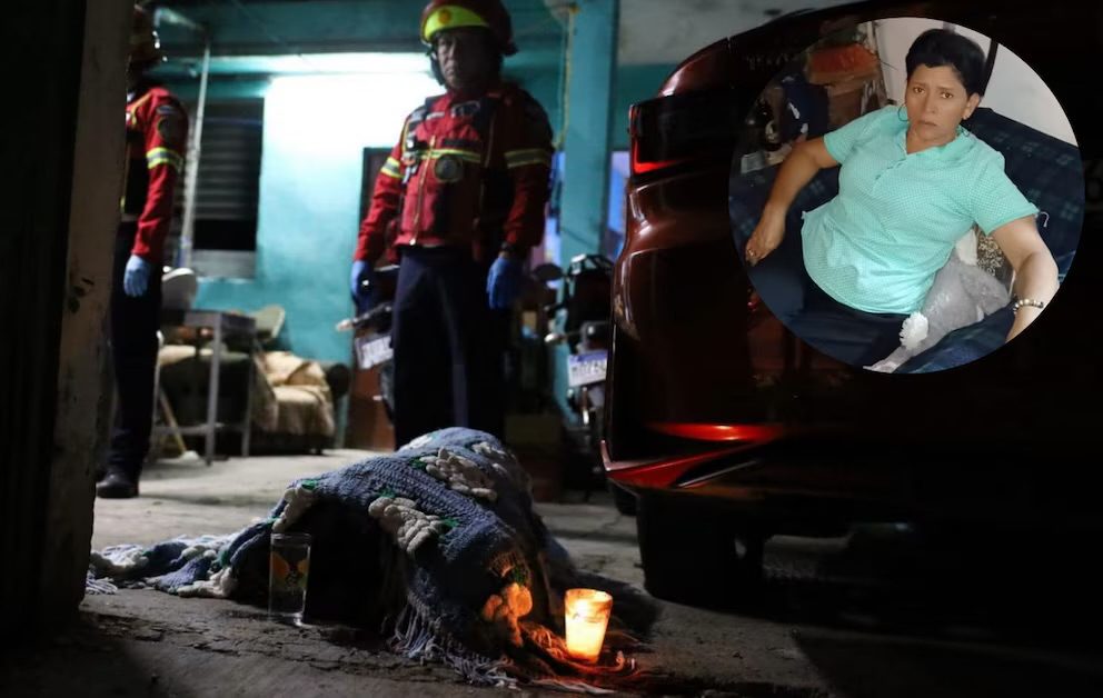 Cuerpos de socorro atienden la escena de la masacre en Villa Canales, Guatemala, donde murió la tiktoker La MiAmor
