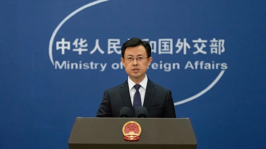 Sede del Ministerio de Asuntos Exteriores de China en Pekín, donde el portavoz rechazó la narrativa del espía chino