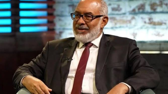 Persio Maldonado, presidente de la Sociedad Dominicana de Diarios, durante declaraciones sobre el nuevo Código Penal dominicano