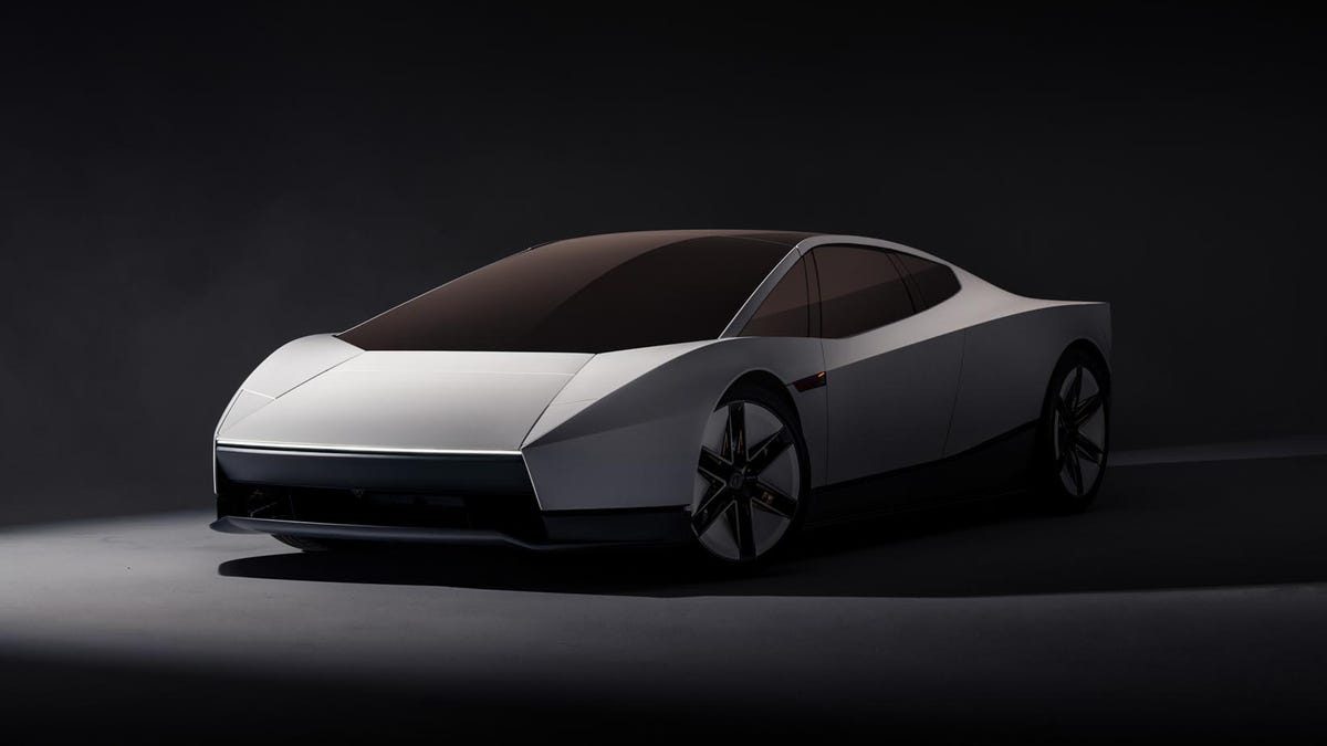 Elon Musk presentando el nuevo Tesla Roadster con propulsores de aire comprimido en evento de lanzamiento