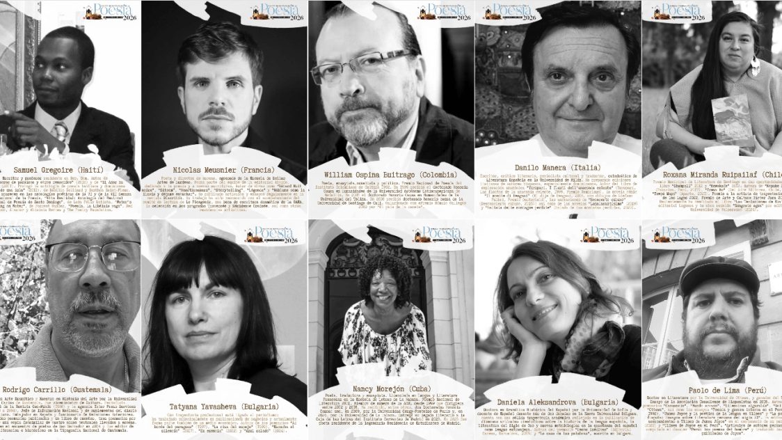 Poetas internacionales participando en la Semana Internacional de la Poesía en Santo Domingo, República Dominicana