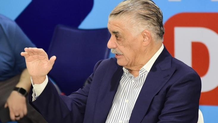 Miguel Vargas, presidente del PRD, durante encuentro con dirigentes regionales del partido