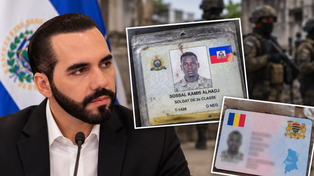 Nayib Bukele en conferencia mientras se investiga el hallazgo de restos en Haití relacionados con aerotécnicos salvadoreños desaparecidos