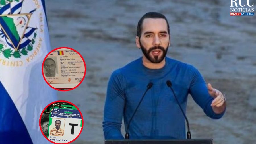 Presidente de El Salvador Nayib Bukele frente a micrófonos tras rechazar identificación de restos hallados en Haití