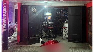 Escena del hecho violento en la calle Roca Cueva, kilómetro 12 de Los Frailes, Santo Domingo Este