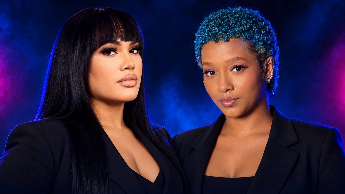 Yaya La Voz y La Perris posando para el lanzamiento del sencillo trap Tú no eres malo na
